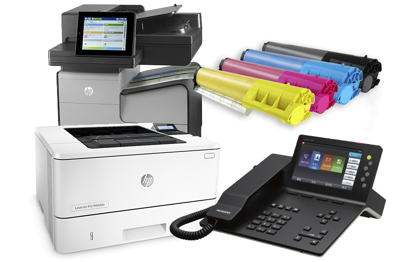 HP Laserjet copiers printers voip networking toner